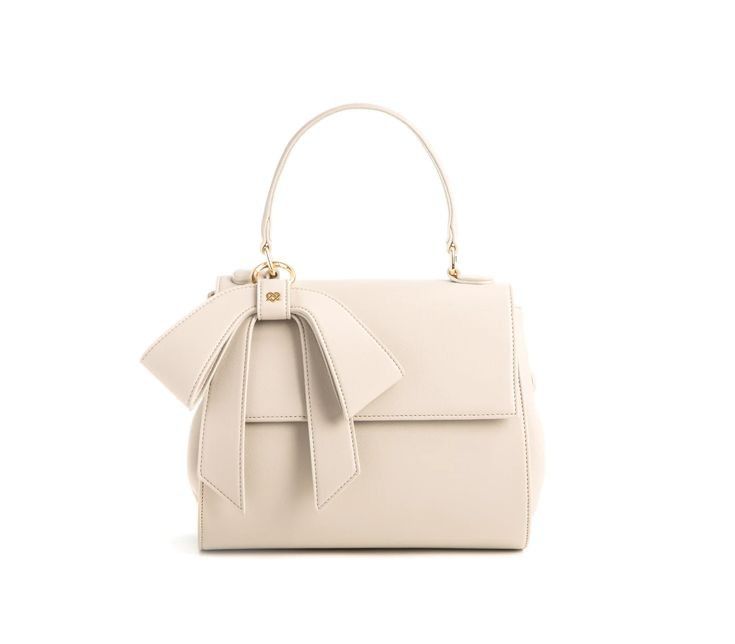 Bow Detail Top-Handle Bag