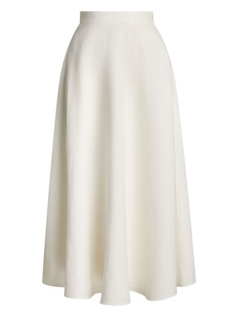 Classic A-Line Midi Skirt