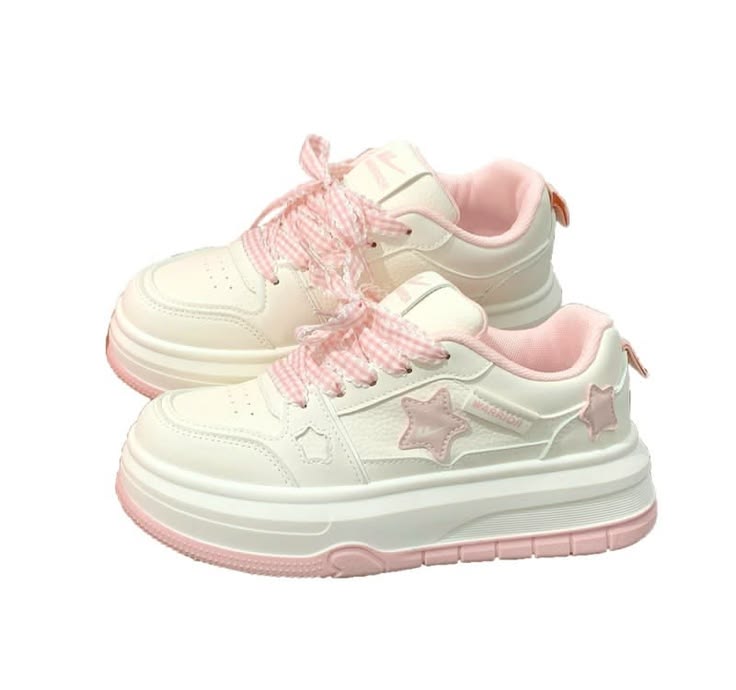 Star Patch Platform Sneakers